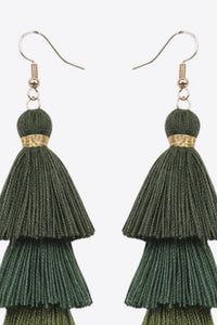 Layered Tassel Earrings - Country Club Prep