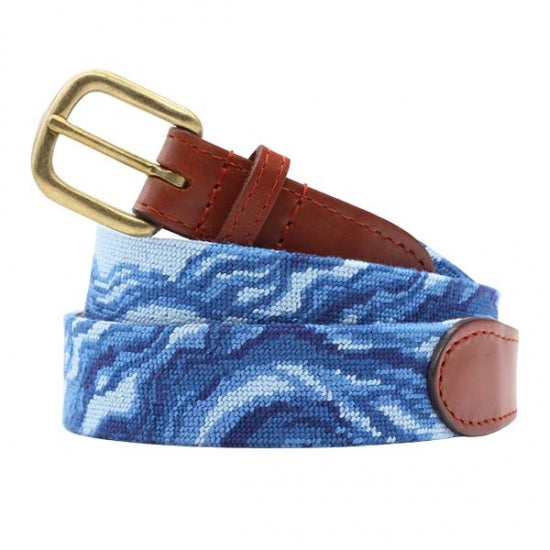 Riptide Needlepoint Belt by Smathers & Branson - Country Club Prep