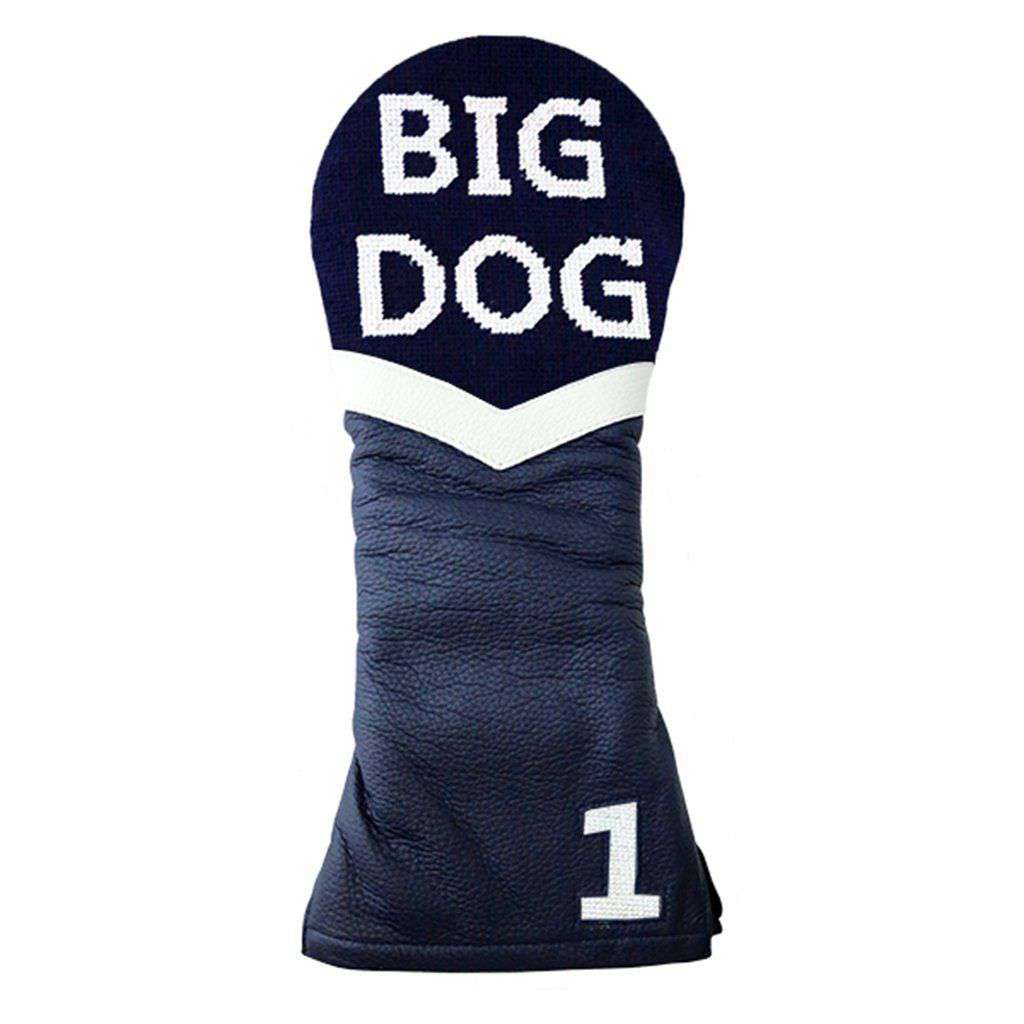 Big Dog Needlepoint Driver Headcover by Smathers & Branson - Country Club Prep
