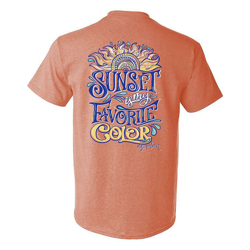 Sunset is My Favorite Color Tee by MG Palmer - Country Club Prep