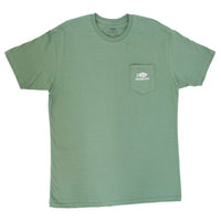 Bigfoot Tee Shirt in Drab Olive by AFTCO - Country Club Prep