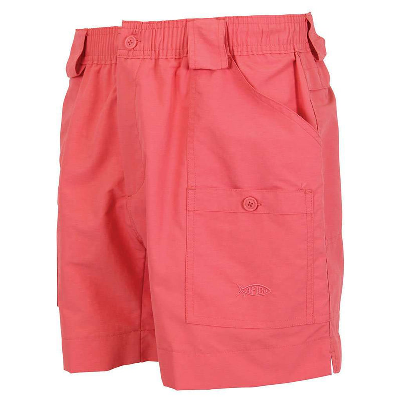 Fishing Shorts in Rose by AFTCO - Country Club Prep