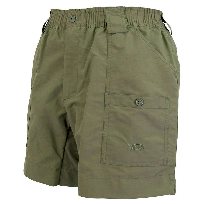 Fishing Shorts in Safari by AFTCO - Country Club Prep