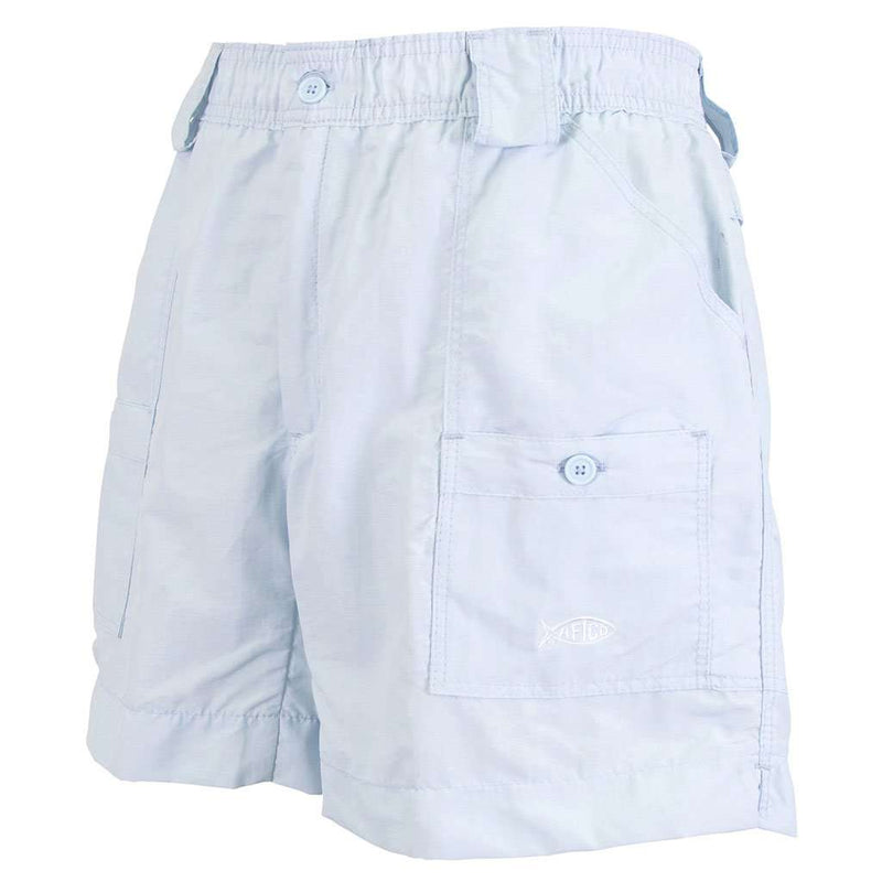 Fishing Shorts in Sky Blue by AFTCO - Country Club Prep