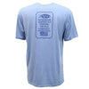 Haze Performance Tee Shirt in Magnum Blue by AFTCO - Country Club Prep