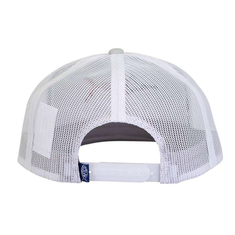 Meric Trucker Hat in Silver by AFTCO - Country Club Prep