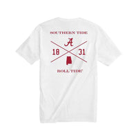 Alabama Crimson Tide Cross Short Sleeve T-Shirt by Southern Tide - Country Club Prep