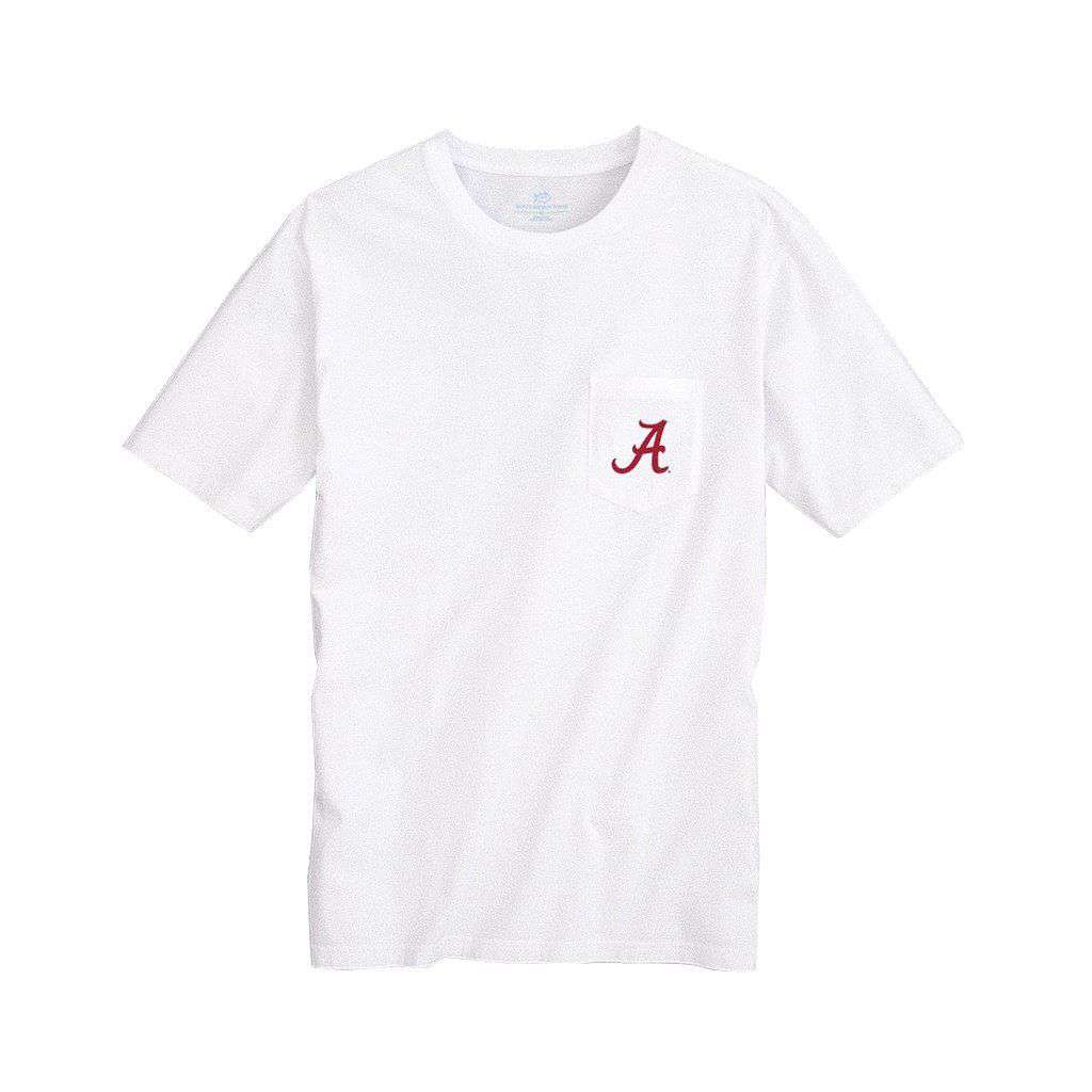 Alabama Crimson Tide Cross Short Sleeve T-Shirt by Southern Tide - Country Club Prep