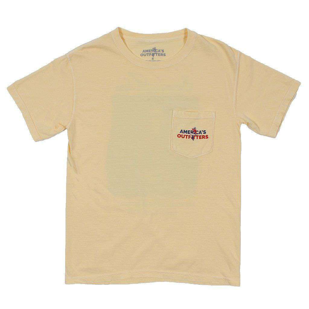 Beer and Taxes Tee in Butter by America's Outfitters - Country Club Prep