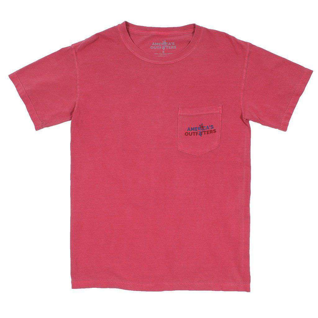 Big Teddy Tee in Crimson by America's Outfitters - Country Club Prep
