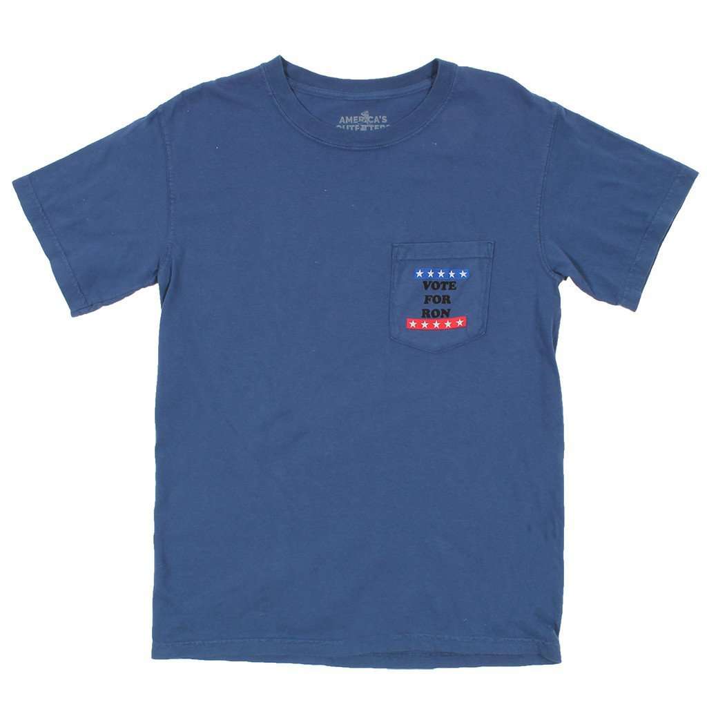 Vote For Ron Tee in Blue by America's Outfitters - Country Club Prep
