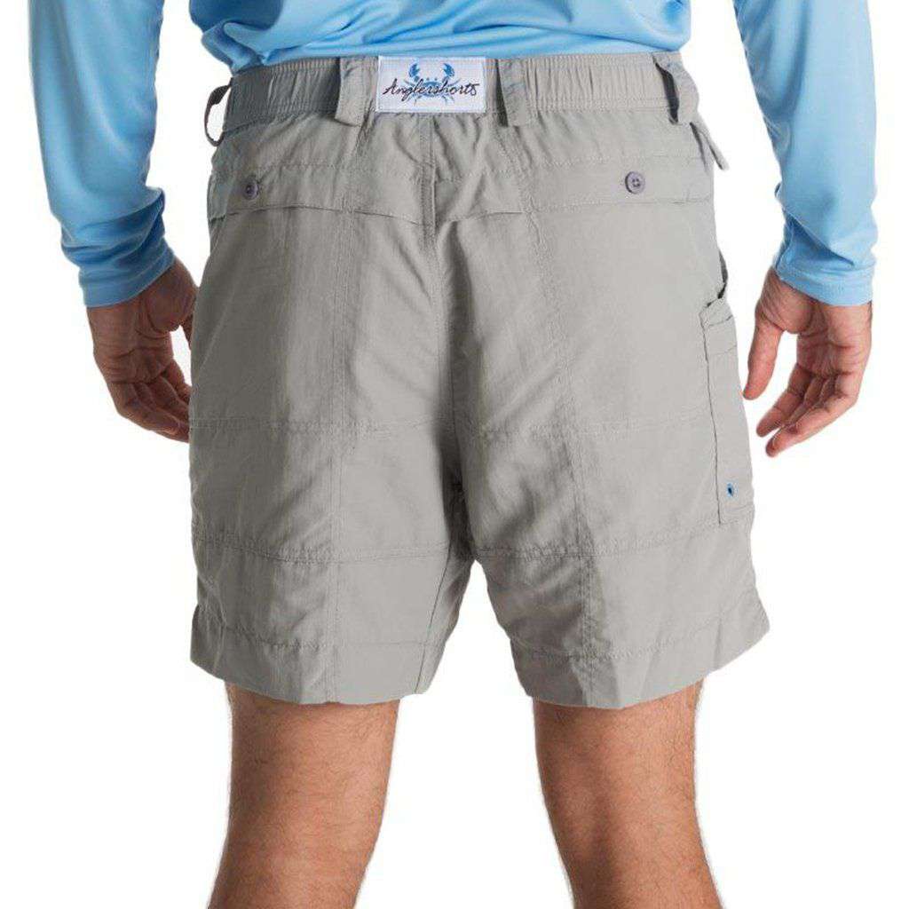 Angler Shorts 6.5" in Grey by Coast - Country Club Prep