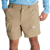 Angler Shorts 6.5" in Khaki by Coast - Country Club Prep