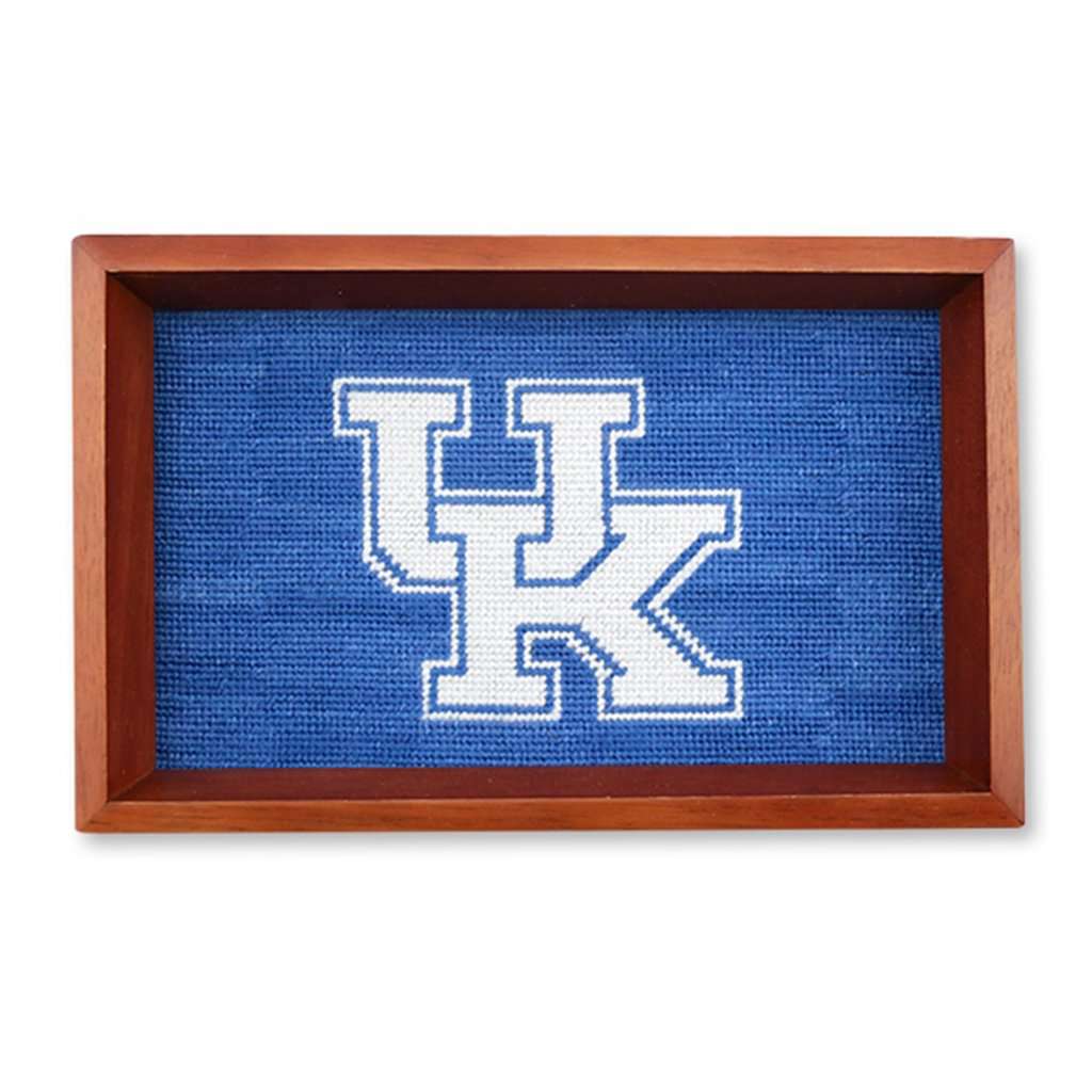 University of Kentucky Needlepoint Valet Tray by Smathers & Branson - Country Club Prep