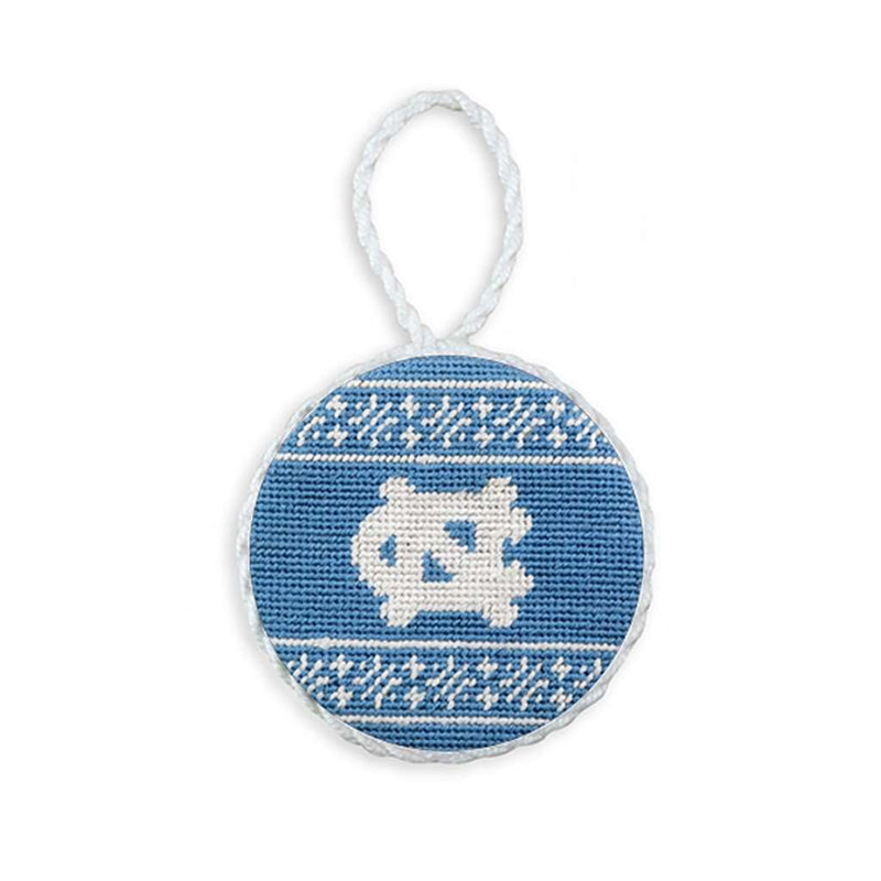 North Carolina Fairisle Needlepoint Ornament by Smathers & Branson - Country Club Prep