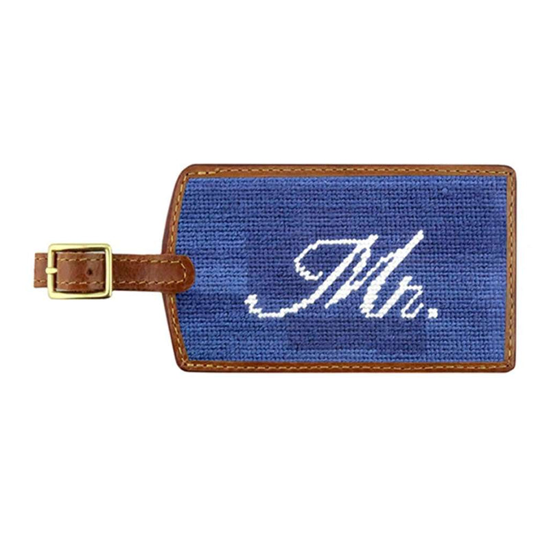 Mr. Needlepoint Luggage Tag by Smathers & Branson - Country Club Prep