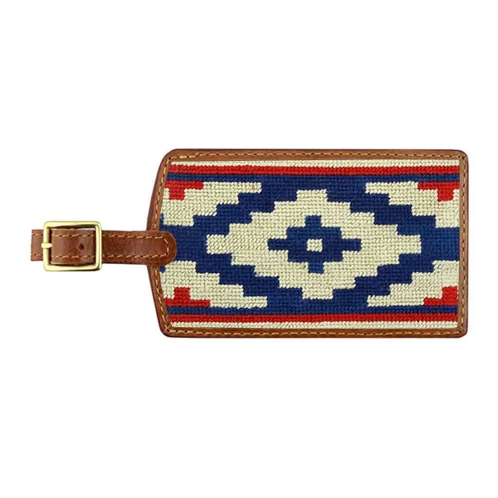 Gaucho Rojo Needlepoint Luggage Tag by Smathers & Branson - Country Club Prep