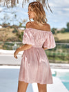 Leopard Square Neck A-Line Dress - Country Club Prep
