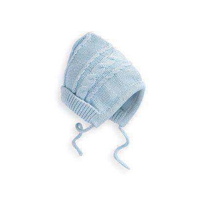 Baby Knit Hat in Blue by Bella Bliss - Country Club Prep