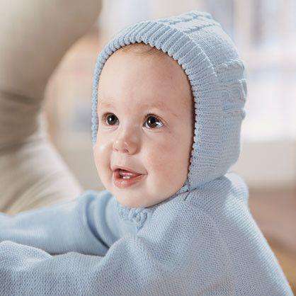 Baby Knit Hat in Blue by Bella Bliss - Country Club Prep