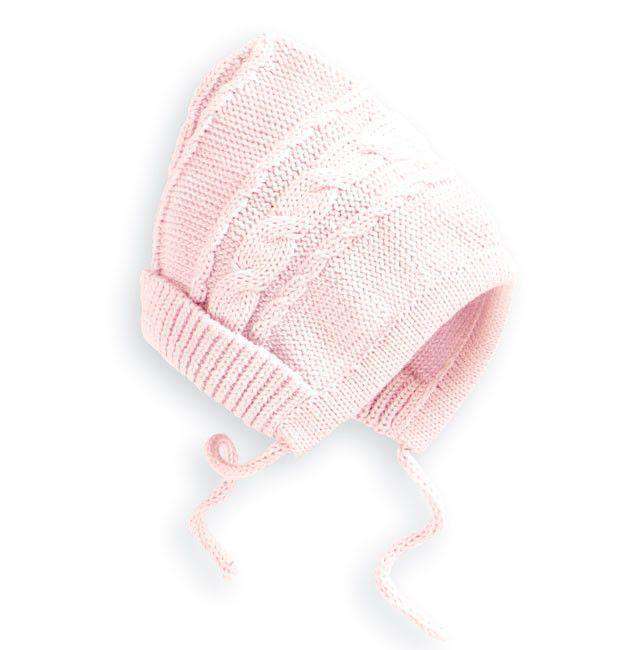 Baby Knit Hat in Pink by Bella Bliss - Country Club Prep