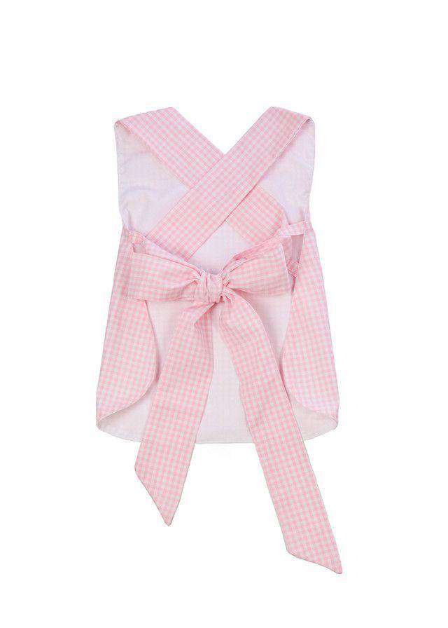 Betsey Bow Back Bloomer Set in Pink Gingham by The Beaufort Bonnet Company - Country Club Prep