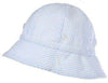 Bucket Hat in Blue Seersucker by The Beaufort Bonnet Company - Country Club Prep