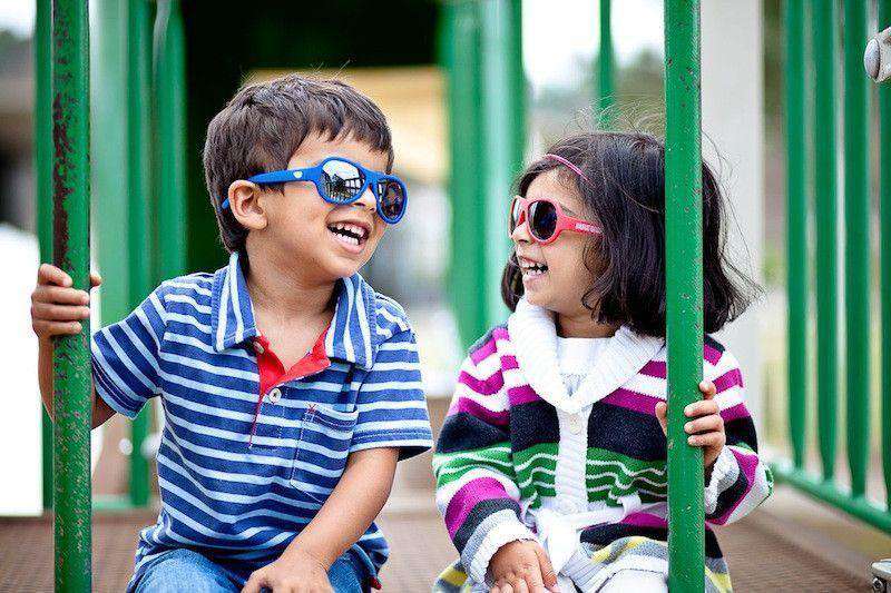 Children's Sunglasses in Blue Angel Blue by Babiators - Country Club Prep