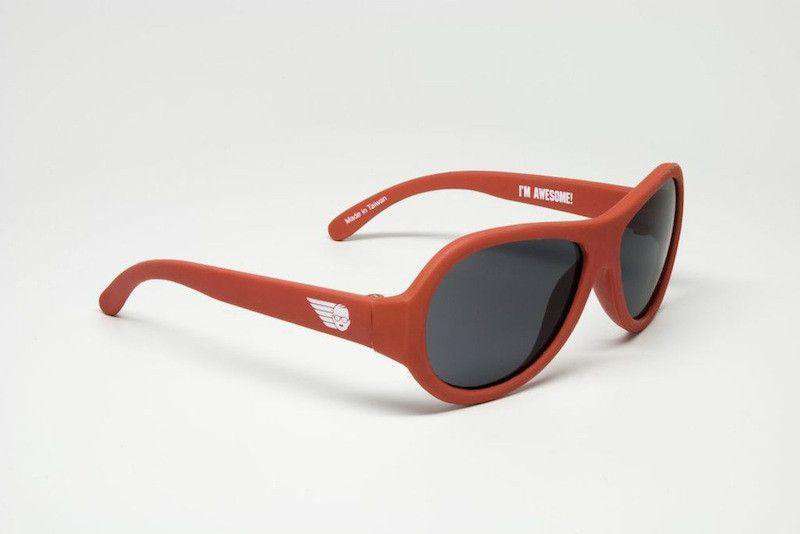 Children's Sunglasses in Rockstar Red by Babiators - Country Club Prep
