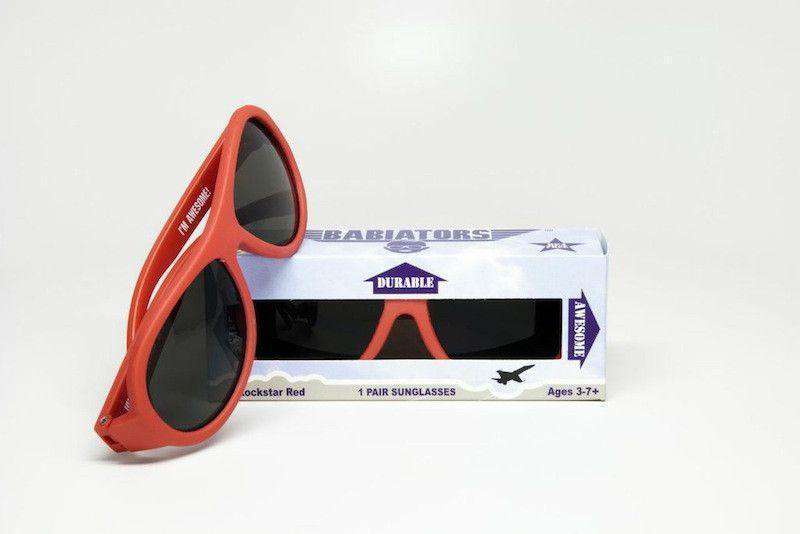 Children's Sunglasses in Rockstar Red by Babiators - Country Club Prep