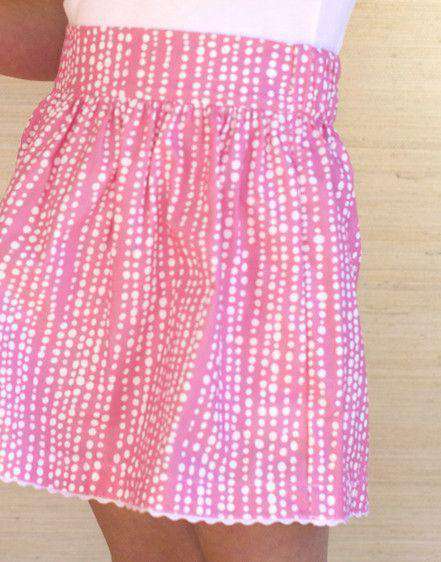 Girl's Party Skirt in Pink by Kayce Hughes - Country Club Prep