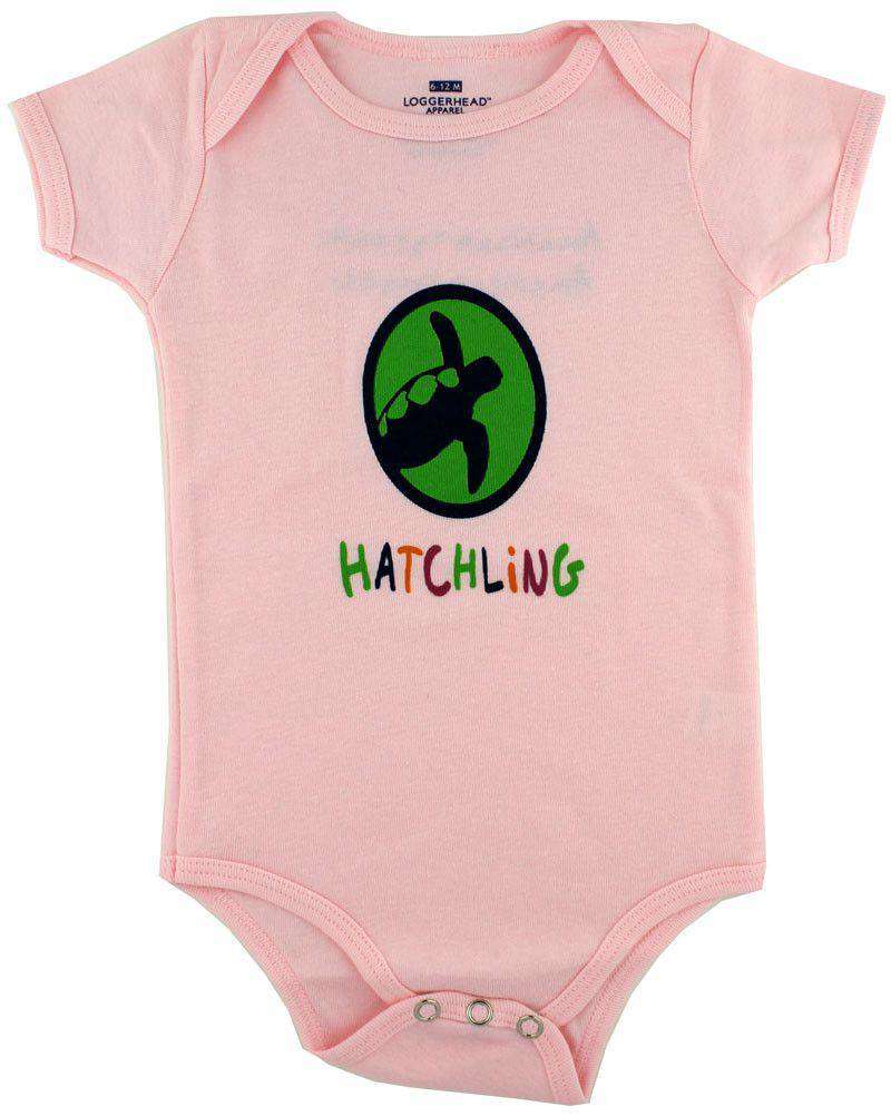 Infant Hatchling Onesie in Pastel Pink by Loggerhead Apparel - Country Club Prep