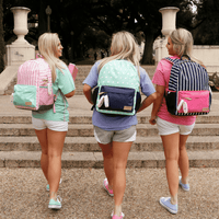 Backpack in Mint Dots by Jadelynn Brooke - Country Club Prep