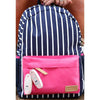 Backpack in Navy Stripe by Jadelynn Brooke - Country Club Prep