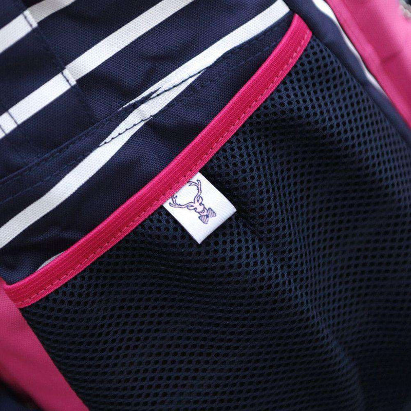 Backpack in Navy Stripe by Jadelynn Brooke - Country Club Prep