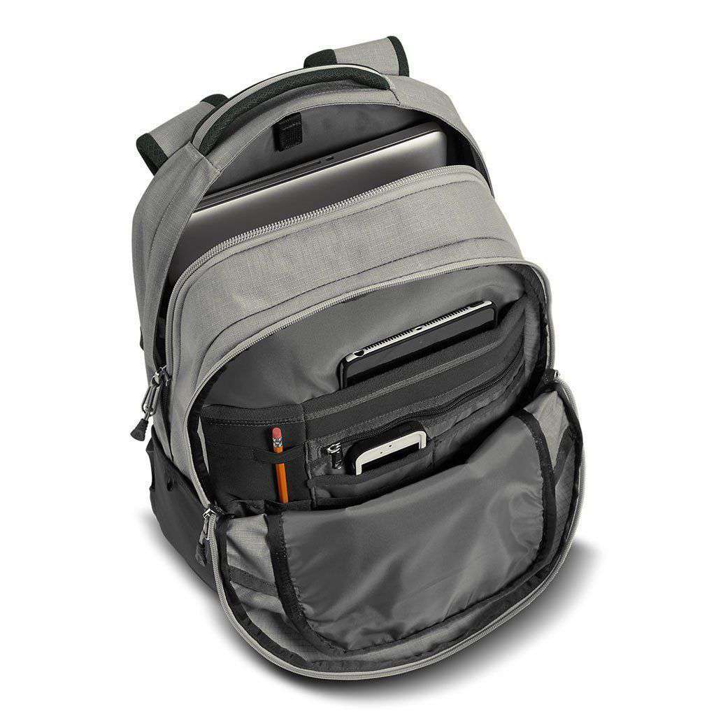 Borealis Backpack in Limestone and Asphalt Grey by The North Face - Country Club Prep