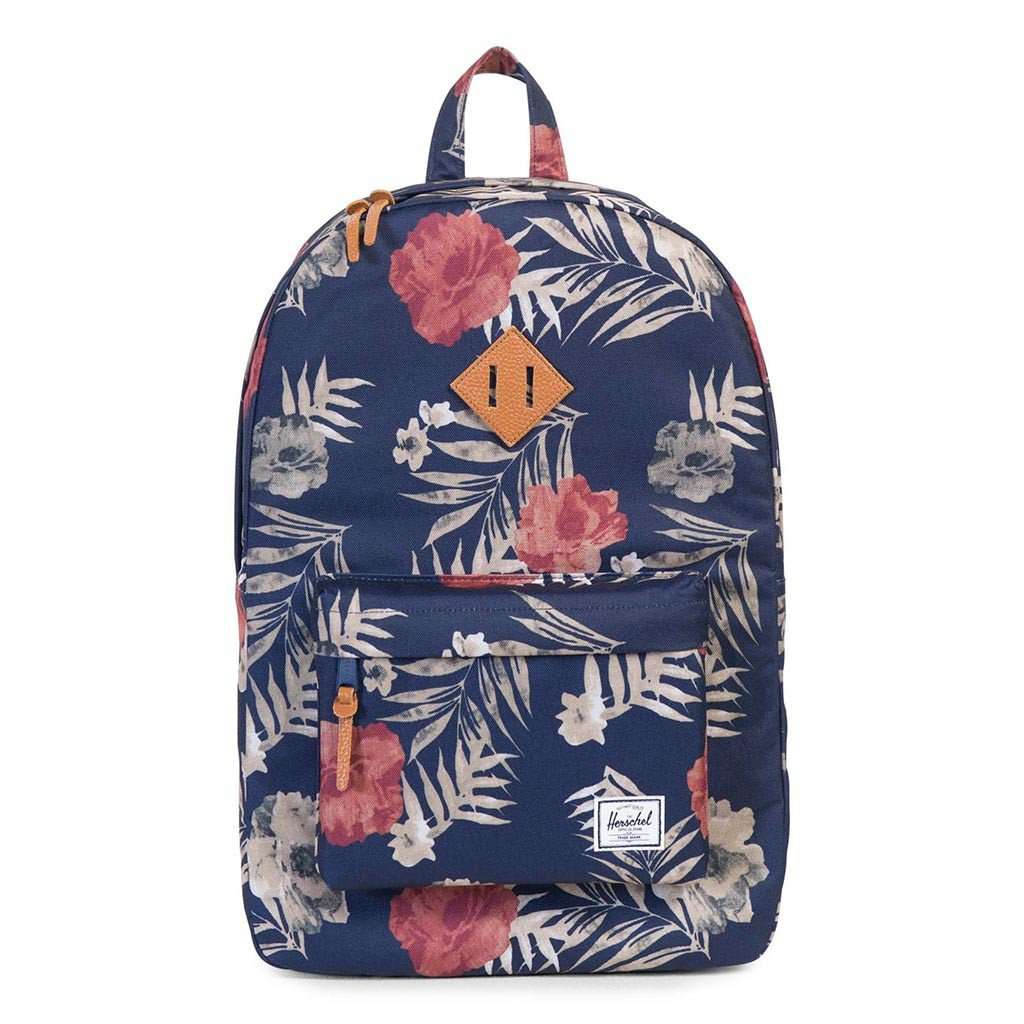 herschel backpack peacoat coral Heritage Herschel Supplys Little America backpack is inspired by classic mountaineering style Nylon Herschel Classic XL Backpack