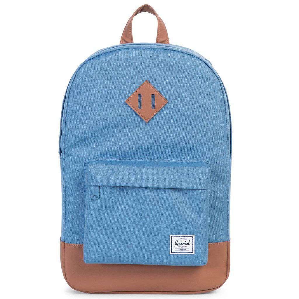 herschel baby blue backpack Herschel Heritage Mid Volume Backpack in Captain's Blue – Country Club Prep