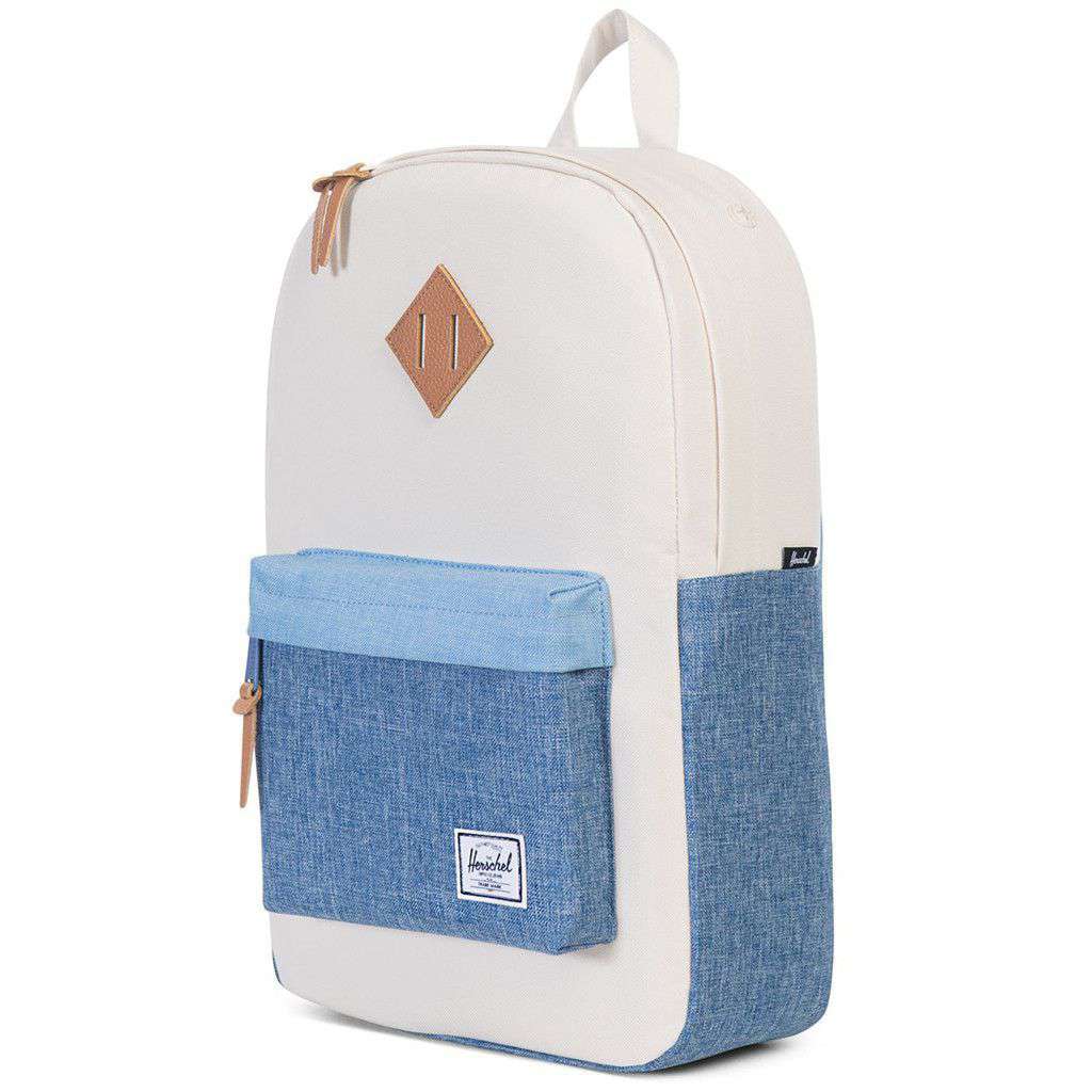 Heritage Mid Volume Backpack in Chambray Crosshatch by Herschel Supply Co. - Country Club Prep