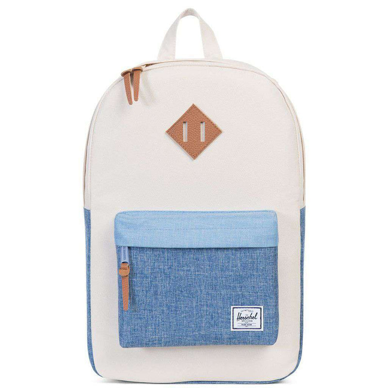 Heritage Mid Volume Backpack in Chambray Crosshatch by Herschel Supply Co. - Country Club Prep