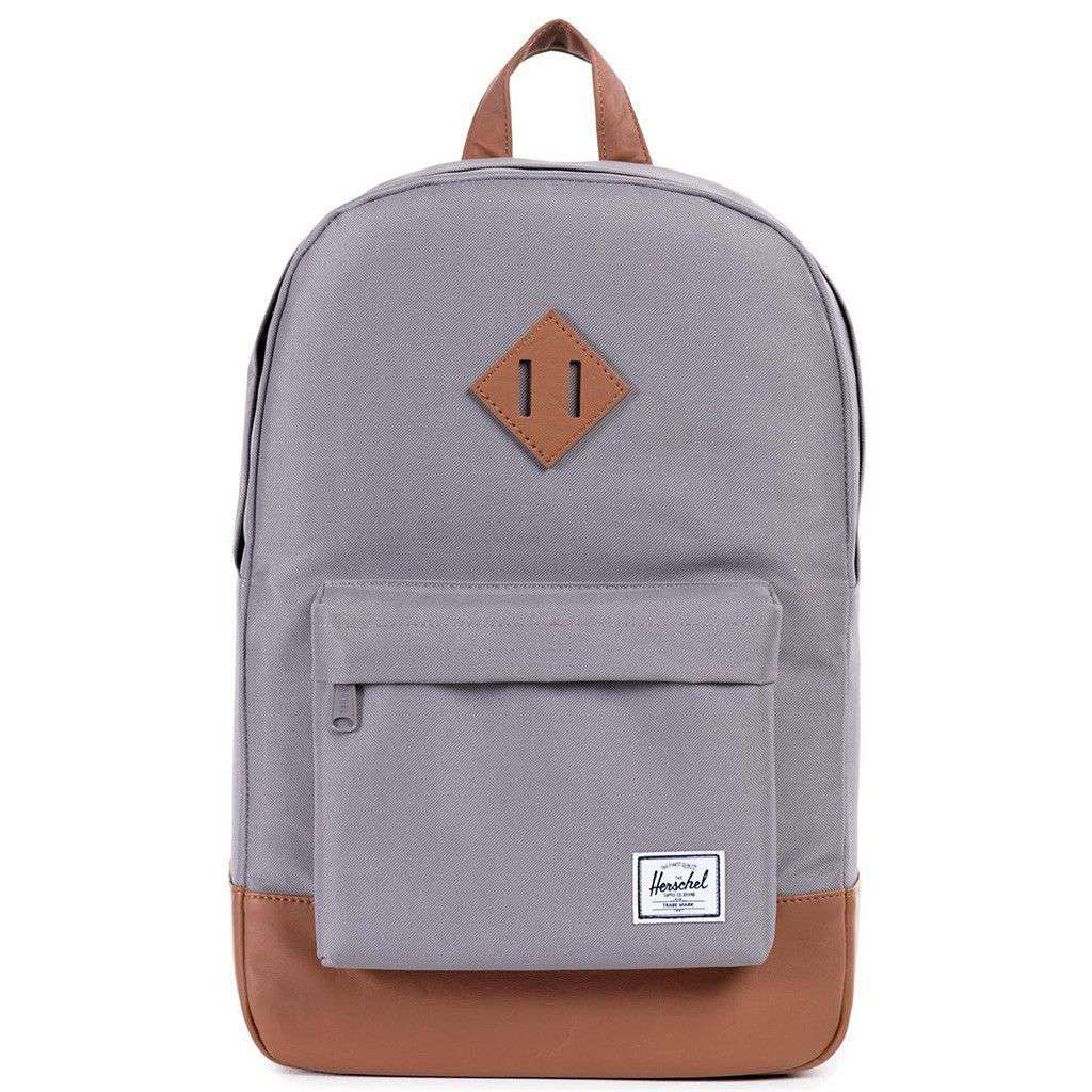 Heritage Mid Volume Backpack in Grey by Herschel Supply Co. - Country Club Prep