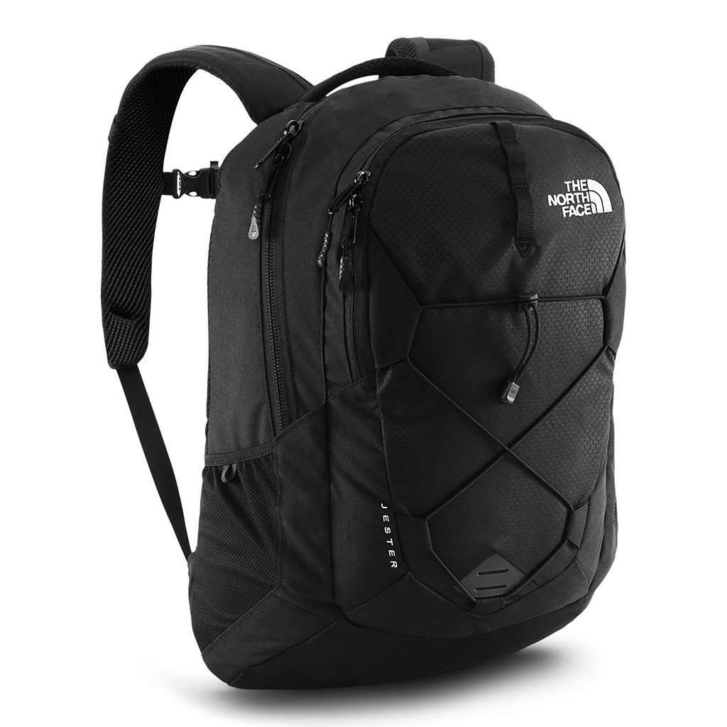 Jester Backpack in Black by The North Face - Country Club Prep