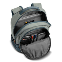 Jester Backpack in Sedona Sage Grey and Conquer Blue by The North Face - Country Club Prep