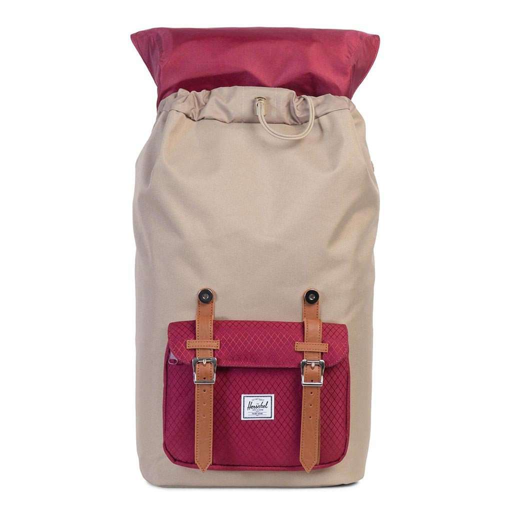 Little America Backpack in Brindle and Windsor Wine by Herschel Supply Co. - Country Club Prep