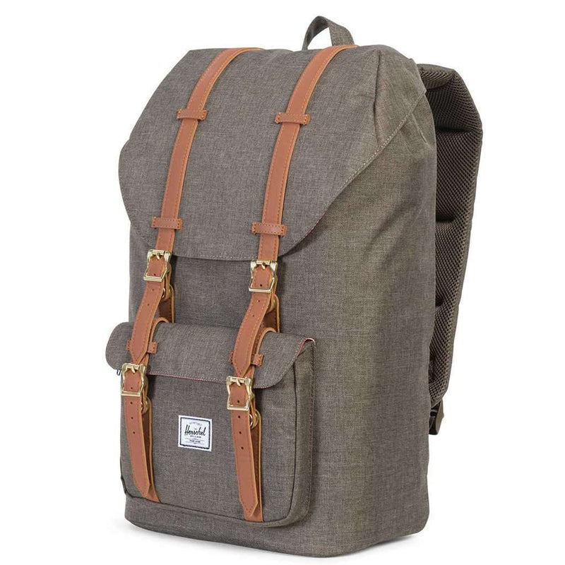 herschel backpack canteen crosshatch Herschel Supply Co. Little America Backpack in Canteen Crosshatch – Country Club Prep