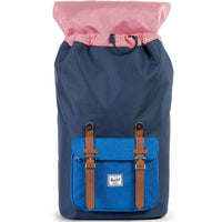Little America Backpack in Navy and Cobalt Crosshatch by Herschel Supply Co. - Country Club Prep