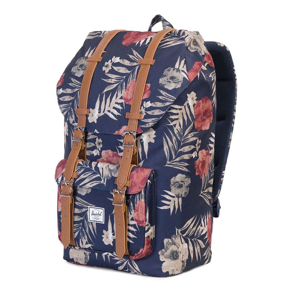 Little America Backpack in Peacoat Floria by Herschel Supply Co. - Country Club Prep