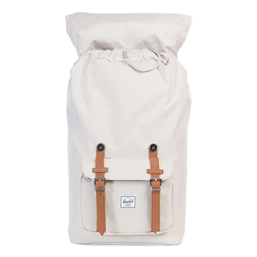herschel backpack heritage beige Herschel Supply Co. Little America Backpack in Pelican – Country Club Prep