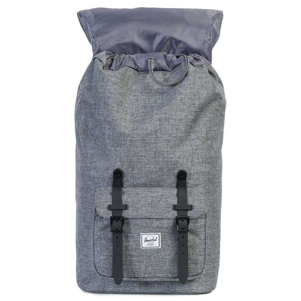 Herschel Supply Co. Little America Backpack in Raven Crosshatch – Country Club Prep