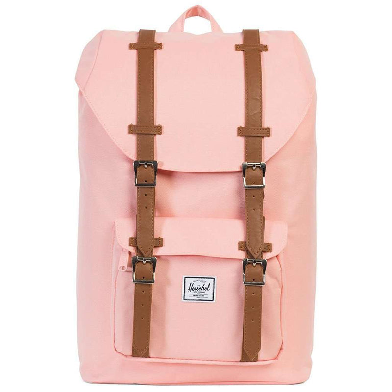 Little America Mid Volume Backpack in Apricot Blush by Herschel Supply Co. - Country Club Prep